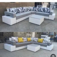 مبل همیشه ترند راحتی ال  استفاده از پارچه‌ درجه یک