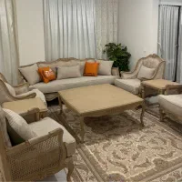 مبل ۷نفره نئوکلاسیک و میز نهارخوری ۶نفره