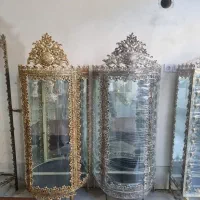 انواع آینه کنسول آلیاژ و میز تلفن برنز