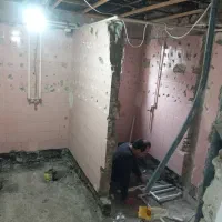 تخریب وبازسازی سرویس بهداشتی .بنای.کاشیکار|خدمات پیشه و مهارت|رشت, بوسار|دیوار