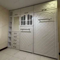 تخت کمجا مدل 01همراه کمددیواری تختخواب کم‌جا تاشو|تخت و سرویس خواب|تهران, خانی آباد نو جنوبی|دیوار