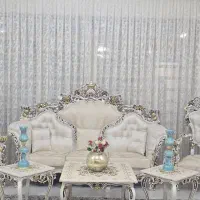 مبل سلطنتی استیل نو نو مناسب جهیزیه ورق طلا