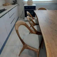 میزناهارخوری ۸ نفره تمام چوب گردو اصل کار دست|میز و صندلی غذاخوری|تهران, الهیه|دیوار