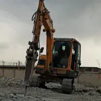 تخریب بتن ، سنگ و ... به وسیله چکش هیدرولیکی