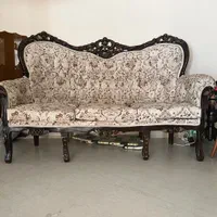 سرویس مبل ۹ نفره همراه با میز ناهار خوری|مبلمان خانگی و میز عسلی|تهران, زیبادشت|دیوار