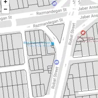 ۲۸۰متر جنوبی باپروانه ۵روپیلوت ۴راه جابر انصاری