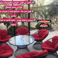 تولیدی صندلی باغی نیکو/ست زیبا|مبلمان خانگی و میز عسلی|فردیس, شهرک راه آهن|دیوار