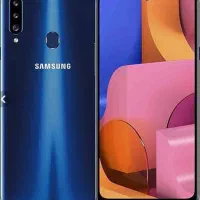 گوشیA20 آبی نفتی سالم