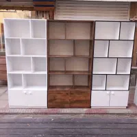 کتابخانه ۵طبقه تک درب و دو درب قیمت مناسب