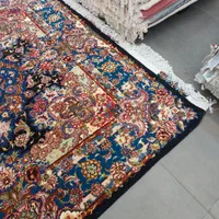 فرش دستباف (بساک )سالاری تبریز مملو از ابریشم|فرش|مشکین‌دشت, |دیوار