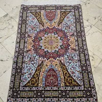 فرش دستبافت زرع نیم. گنبد.  گل ابریشم ۵۰رج