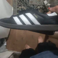 کفش نو تازه گرفته شده فقط یک باز استقاده شده