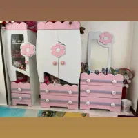 سرویس خواب کودک|تخت و سرویس خواب|باغستان, |دیوار