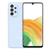 گوشیA33 آبی با کاور قرمز رنگ گم شده