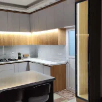 اجرای لاین نوری کابینت|ریسه و چراغ تزئینی|یزد, |دیوار