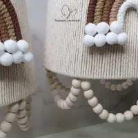 آباژور و لوستر مکرومه|صنایع دستی و سایر لوازم تزئینی|مشهد, شهید رضوی|دیوار