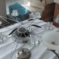 لوستر سقفی و دیواری|لوستر و چراغ آویز|کیش, |دیوار