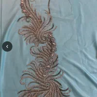 پارچه مجلسی کار دست با آستری