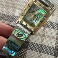 ساعت کوارتز صفحه و بند تمام صدف