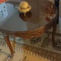 میز جلومبلی چوب گردو وخاویار خوری