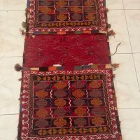 خورجین دستبافت قشقایی گیاهی انتیک