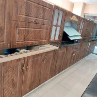 کابینت آماده۵متر+هود+گاز+سینک اقساط