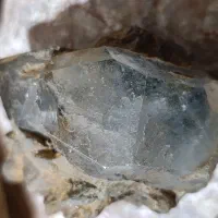 سنگ الماس هرکیمر خزه‌ای ۴۰۰ میلیون ساله