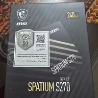 SSD 240GB MSI SPATIUM S270|قطعات و لوازم جانبی رایانه|تهران, المهدی|دیوار