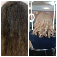 کراتین احیاصافی و رنگ مو تضمینی|خدمات آرایشگری و زیبایی|ملارد, |دیوار