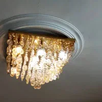 لوستر سقفی ۱۶شعله|لوستر و چراغ آویز|قزوین, |دیوار