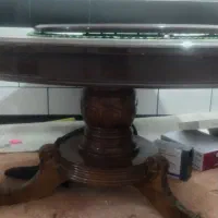 میز گردون سلطنتی صادراتی و سرویس کامل مبل ۷ نفره|مبلمان خانگی و میز عسلی|دوگنبدان, |دیوار