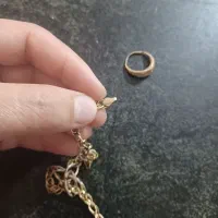 یه گردن بند خوشگل طلا ویه انگشتر طلا|جواهرات|بجنورد, |دیوار