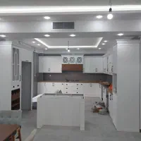 کابینت نئوکلاسیک سفید و چوب دو رنگ(باما کابینت)|مصالح و تجهیزات ساختمان|تهران, نعمت‌آباد|دیوار