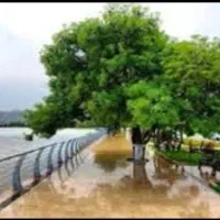 زمین آبی جلوی جاده اصلی قلعه سنگی باغدایی