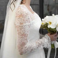 پیراهن عقد (کار دست) سبک و مینمال