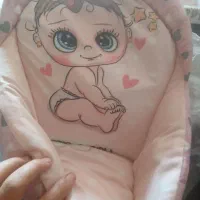 آغوشی قنداق نوزادی  دخترانه نو نو|کفش و لباس بچه|شیرگاه, |دیوار