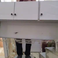کابینت زیر سینک همراه با کابینت آبچکن|آب‌چکان و نظم‌دهنده ظروف|نورآباد, |دیوار