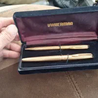 خود نویس و خودکار طلا واترمن فرانسه،کلکسیونی|کلکسیون اشیاء عتیقه|دزفول, |دیوار