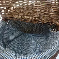 سبد حصیری پیکنیک|صنایع دستی و سایر لوازم تزئینی|مشهد, کوشش|دیوار