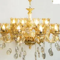 لوستر های جدید کرم فرانسه|لوستر و چراغ آویز|قم, قلعه کامکار|دیوار