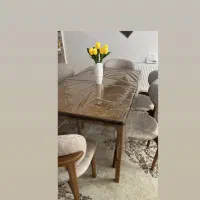 فروش مبل راحتی۸ نفره  و میز نهار خوری ۶نفره راش نو|مبلمان خانگی و میز عسلی|ساری, |دیوار