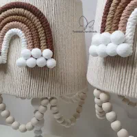 آباژور و لوستر مکرومه|صنایع دستی و سایر لوازم تزئینی|مشهد, شهید رضوی|دیوار