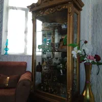 بوفه چوبی طلای