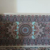 یک جفت پشتی سنتی طرح ترنج بسیار تمیز و سالم