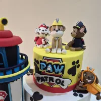 ماکت کیک سگ های نگهبان pow patrol|مجسمه، تندیس، ماکت|تهران, دکتر هوشیار|دیوار