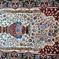 فرش قالیچه طرح دستبافت|فرش|قم, نخودی|دیوار