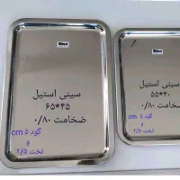 تولید سینی تمام استیل رستوران اغذیه فروشی لبنیاتی