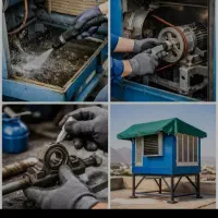 کولر آبی سرویس تعمیر تعویض برق کشی قیمت استثنایی
