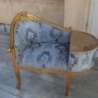 میز تلفن مبلی باچوب طبیعی راش