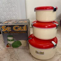 ظرف ۳ تایی نگهداری میوه و سبزیجات se Gul